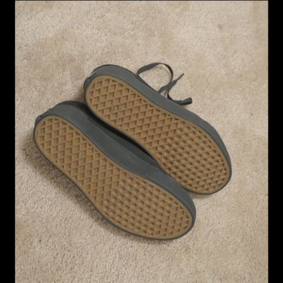 Vans Platform Triple Black Ward Sneakers 8 - Picture 3 of 3